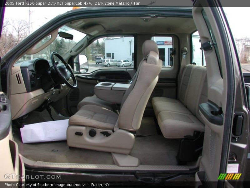 Dark Stone Metallic / Tan 2005 Ford F350 Super Duty XLT SuperCab 4x4
