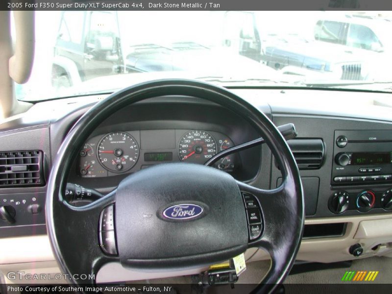 Dark Stone Metallic / Tan 2005 Ford F350 Super Duty XLT SuperCab 4x4