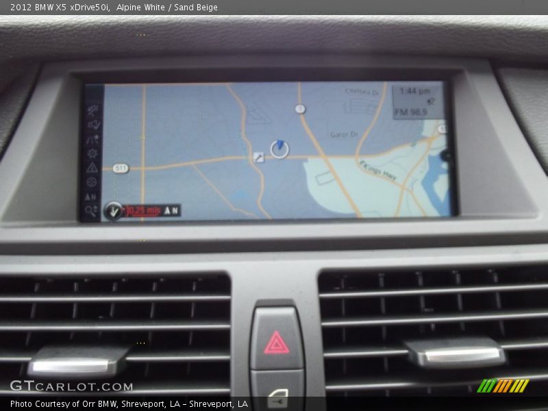 Alpine White / Sand Beige 2012 BMW X5 xDrive50i