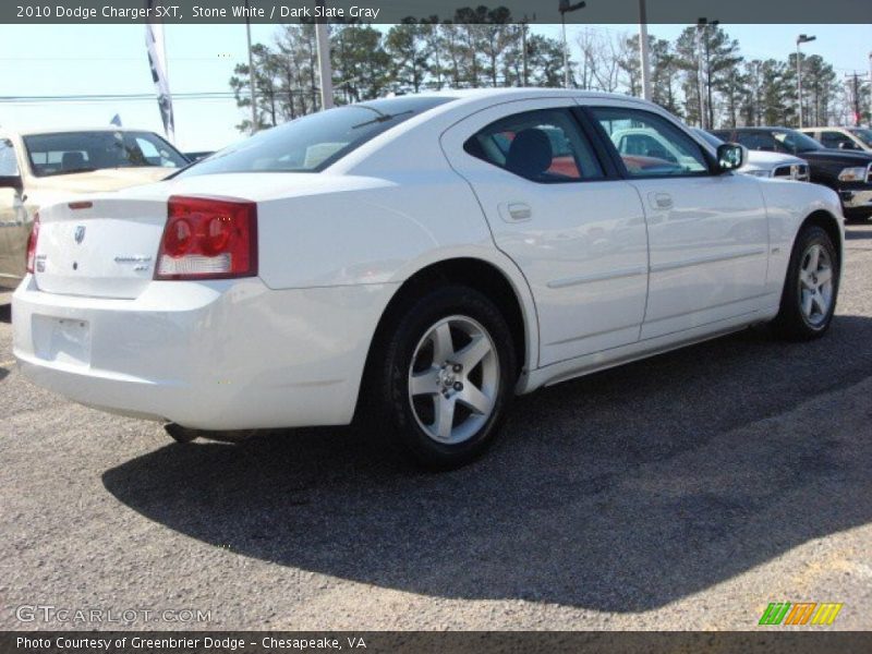 Stone White / Dark Slate Gray 2010 Dodge Charger SXT
