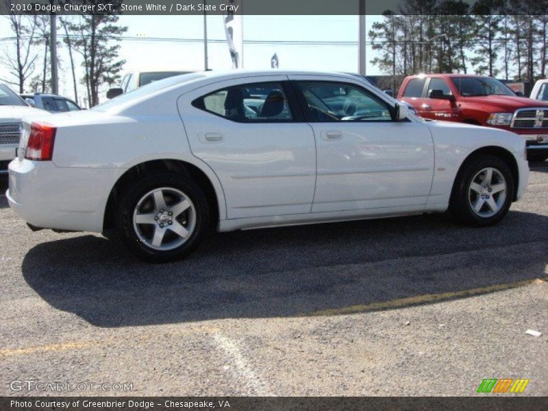 Stone White / Dark Slate Gray 2010 Dodge Charger SXT