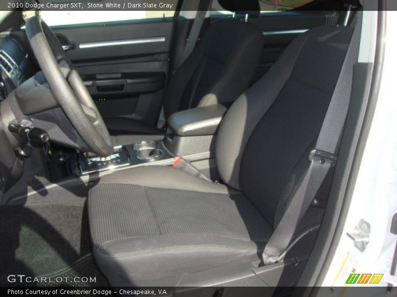 Stone White / Dark Slate Gray 2010 Dodge Charger SXT