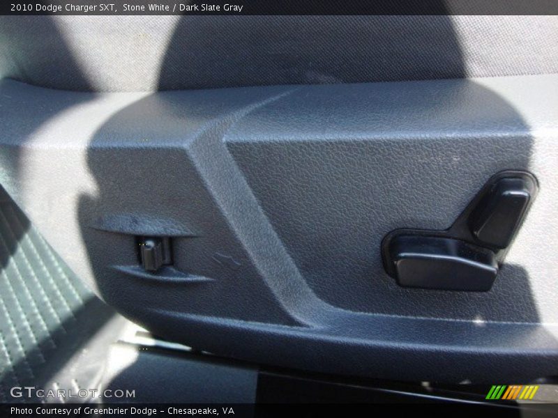 Stone White / Dark Slate Gray 2010 Dodge Charger SXT