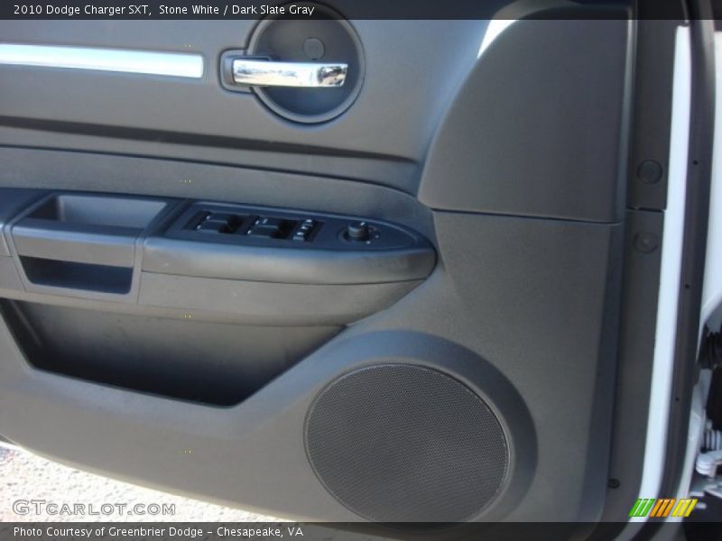 Stone White / Dark Slate Gray 2010 Dodge Charger SXT