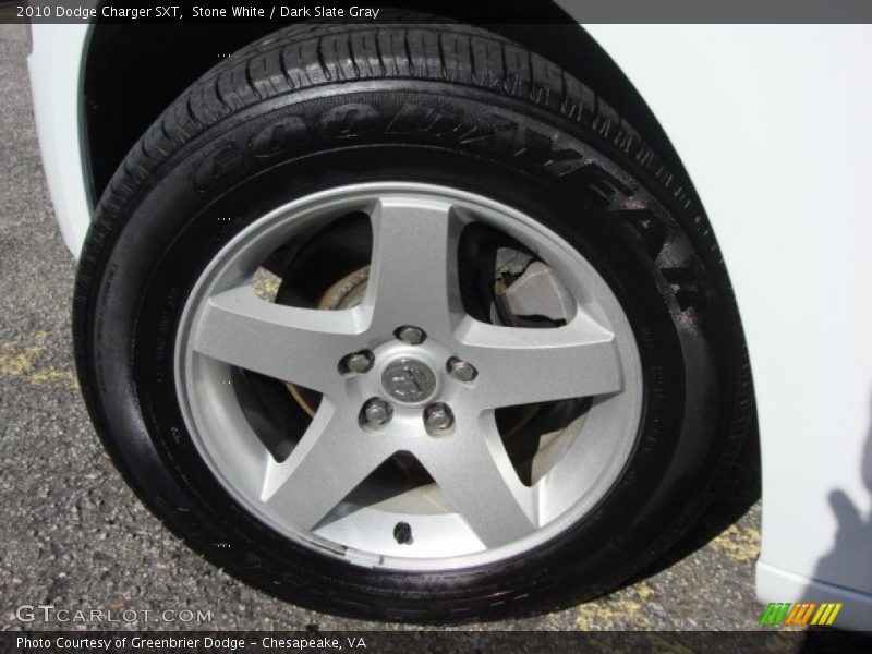 Stone White / Dark Slate Gray 2010 Dodge Charger SXT