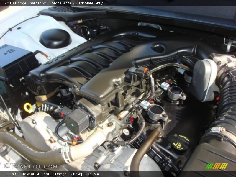 Stone White / Dark Slate Gray 2010 Dodge Charger SXT