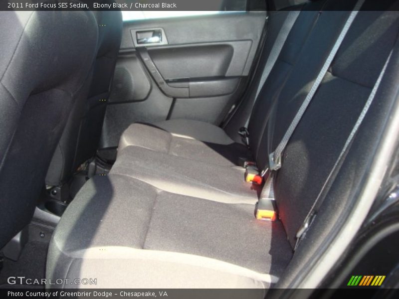 Ebony Black / Charcoal Black 2011 Ford Focus SES Sedan