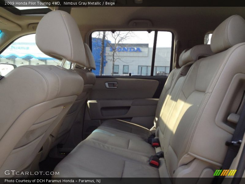 Nimbus Gray Metallic / Beige 2009 Honda Pilot Touring 4WD