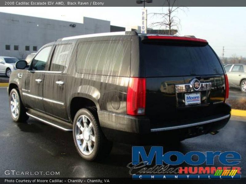 Black Raven / Ebony 2008 Cadillac Escalade ESV AWD