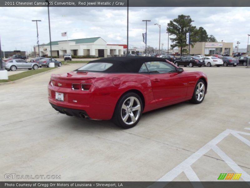 Red Jewel Metallic / Gray 2011 Chevrolet Camaro SS Convertible