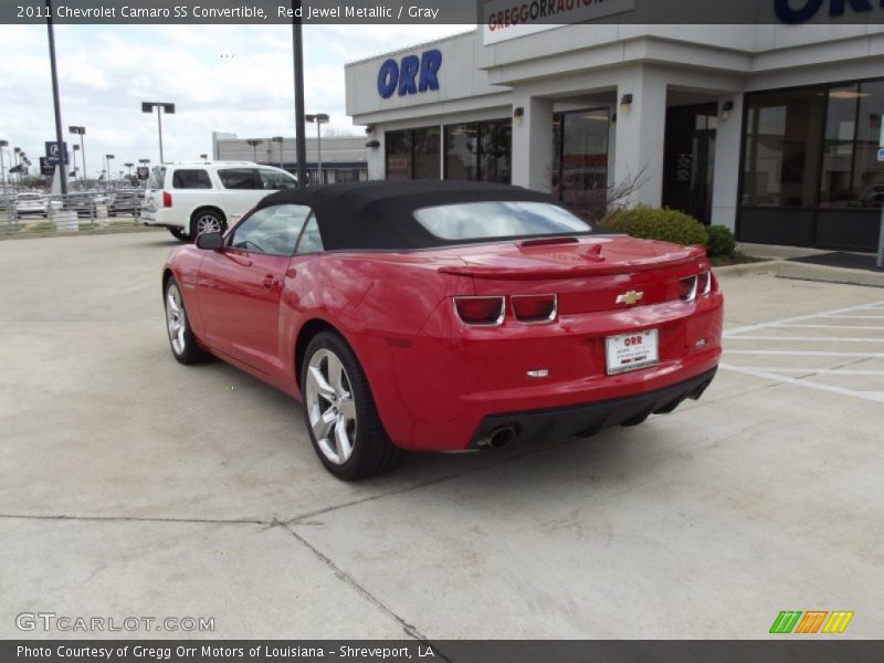 Red Jewel Metallic / Gray 2011 Chevrolet Camaro SS Convertible