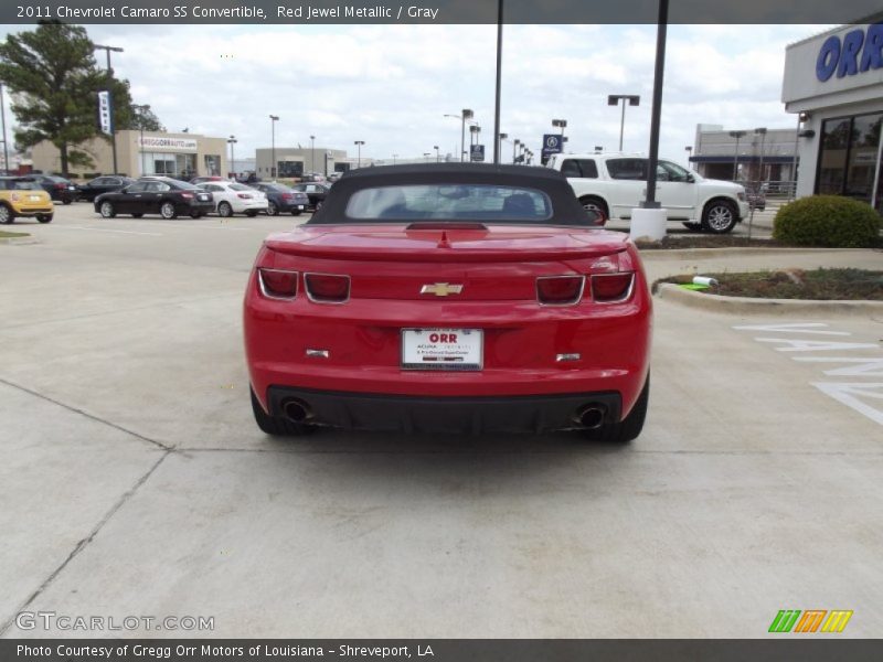 Red Jewel Metallic / Gray 2011 Chevrolet Camaro SS Convertible