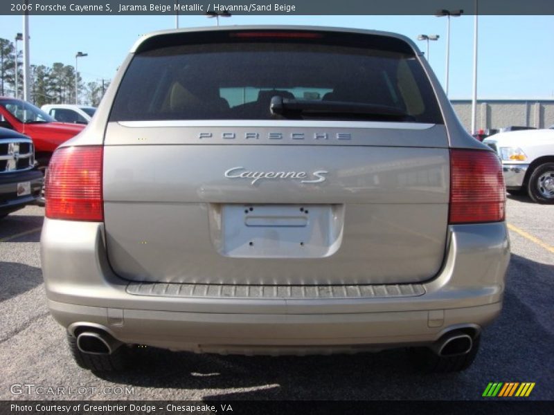 Jarama Beige Metallic / Havanna/Sand Beige 2006 Porsche Cayenne S