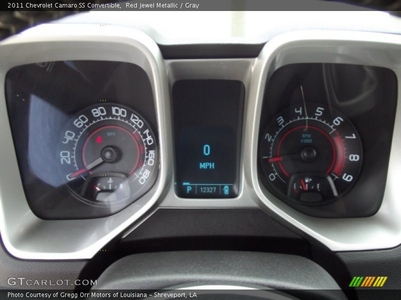 Red Jewel Metallic / Gray 2011 Chevrolet Camaro SS Convertible