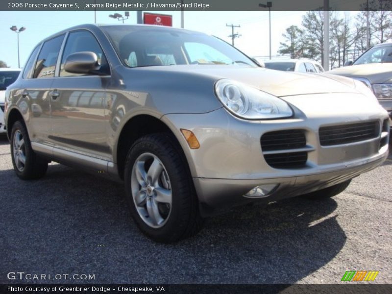 Jarama Beige Metallic / Havanna/Sand Beige 2006 Porsche Cayenne S