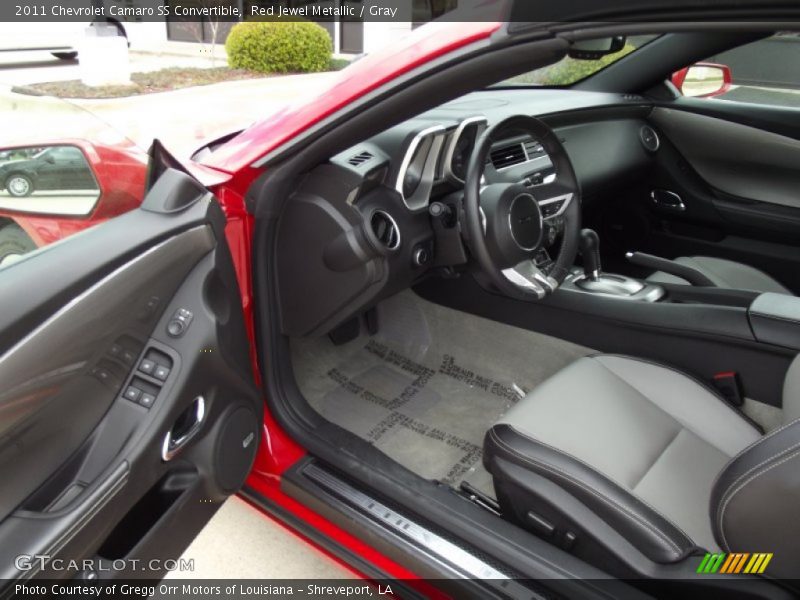 Red Jewel Metallic / Gray 2011 Chevrolet Camaro SS Convertible