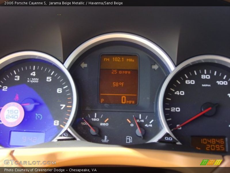 Jarama Beige Metallic / Havanna/Sand Beige 2006 Porsche Cayenne S