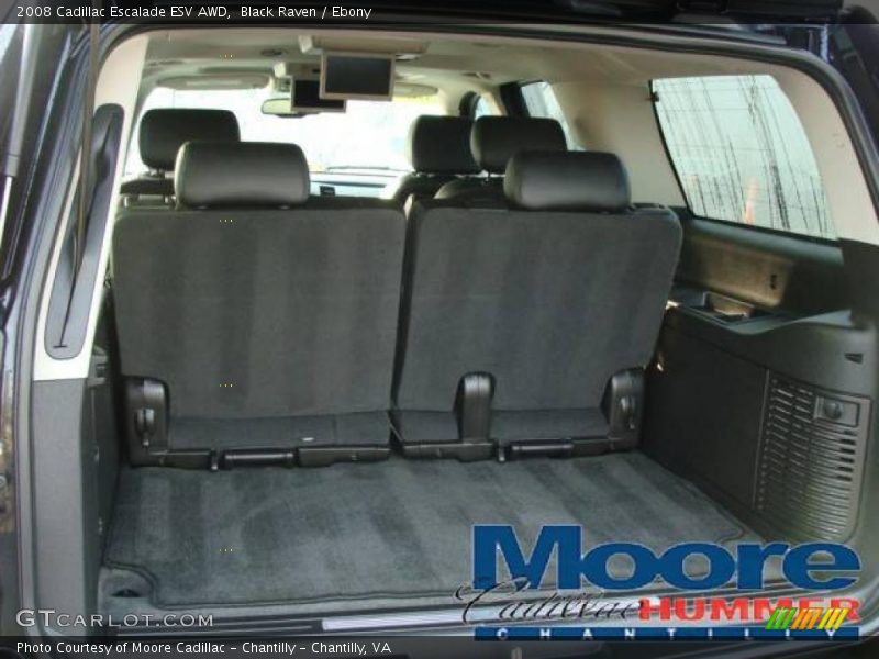 Black Raven / Ebony 2008 Cadillac Escalade ESV AWD