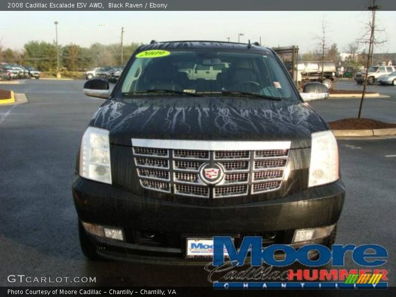 Black Raven / Ebony 2008 Cadillac Escalade ESV AWD