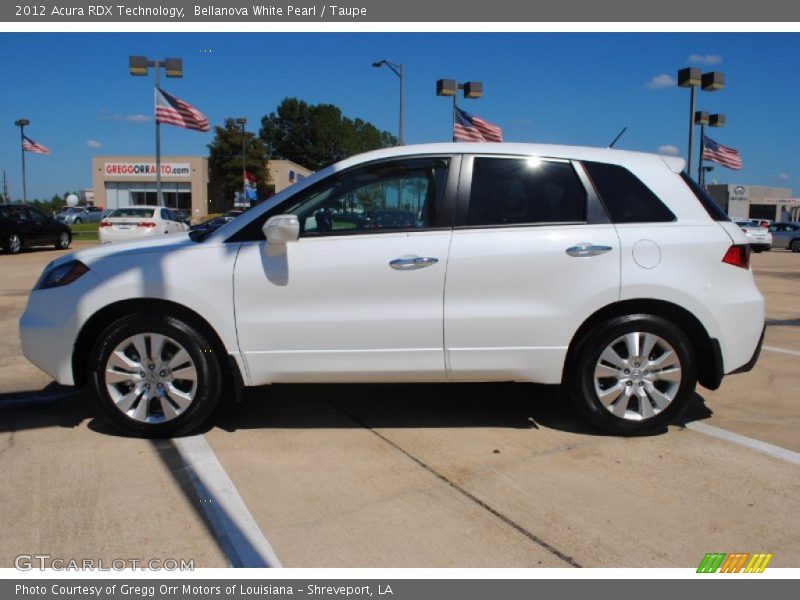 Bellanova White Pearl / Taupe 2012 Acura RDX Technology