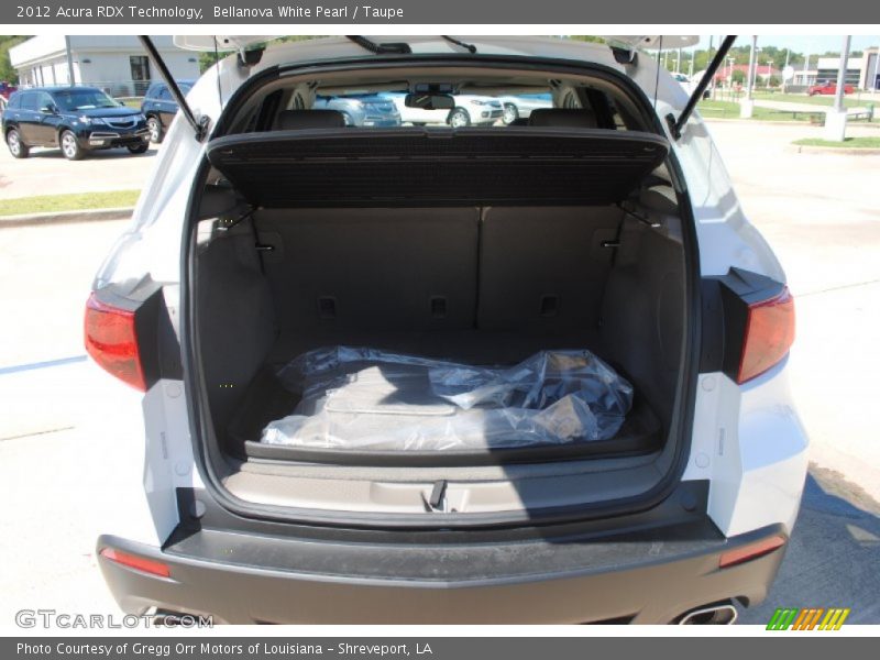 Bellanova White Pearl / Taupe 2012 Acura RDX Technology