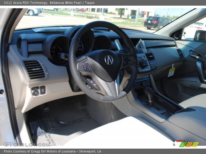 Bellanova White Pearl / Taupe 2012 Acura RDX Technology
