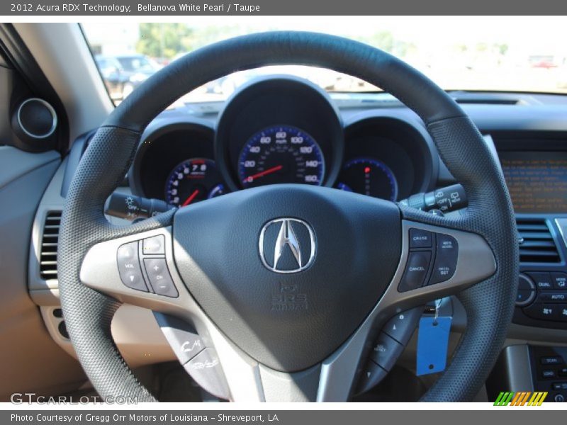Bellanova White Pearl / Taupe 2012 Acura RDX Technology