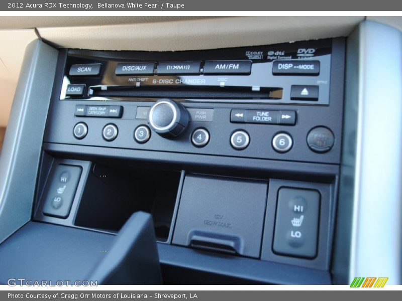 Audio System of 2012 RDX Technology