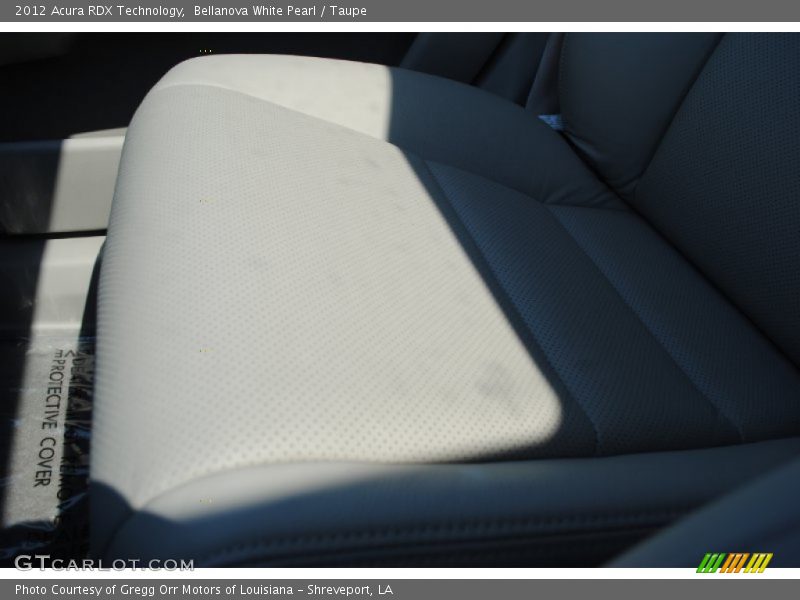 Bellanova White Pearl / Taupe 2012 Acura RDX Technology
