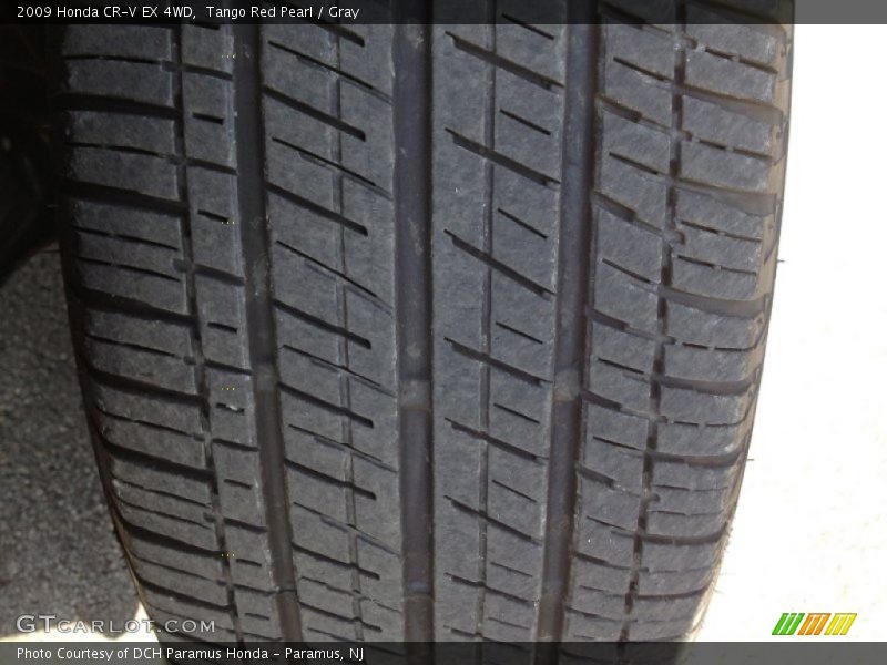 Tango Red Pearl / Gray 2009 Honda CR-V EX 4WD