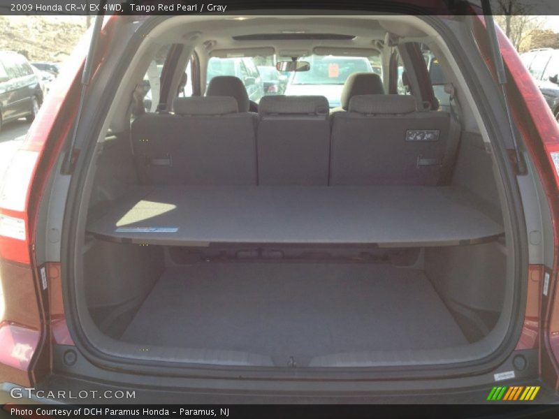 Tango Red Pearl / Gray 2009 Honda CR-V EX 4WD