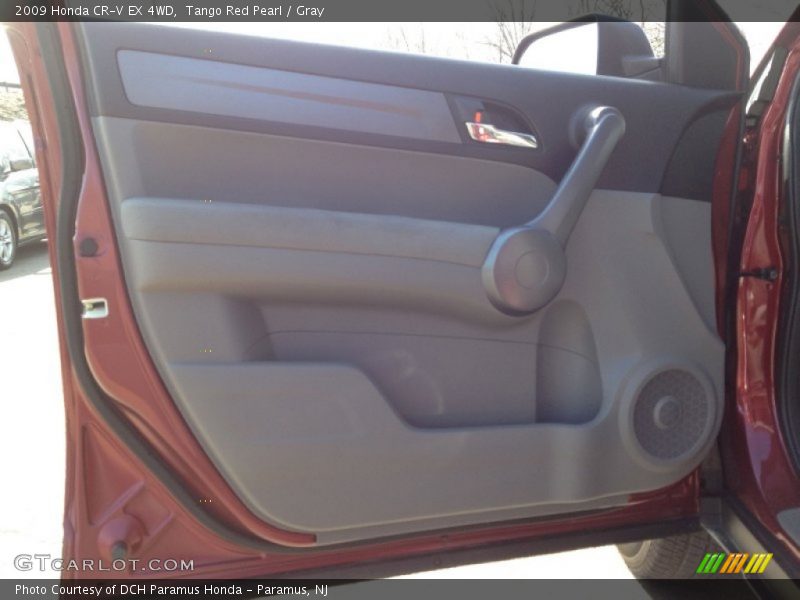 Tango Red Pearl / Gray 2009 Honda CR-V EX 4WD