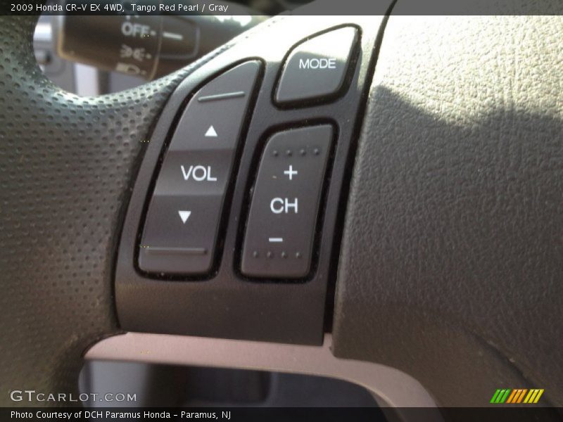 Tango Red Pearl / Gray 2009 Honda CR-V EX 4WD