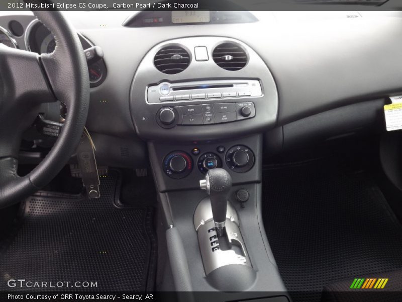 Controls of 2012 Eclipse GS Coupe