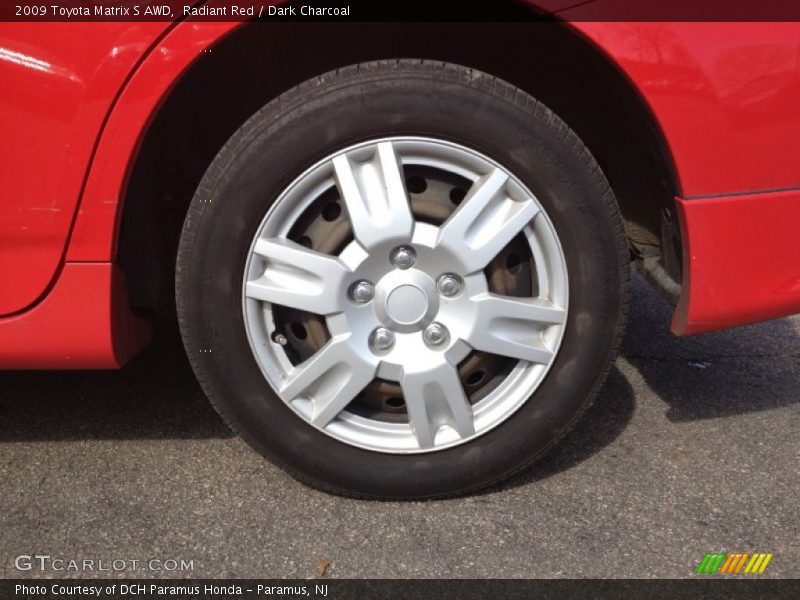 Radiant Red / Dark Charcoal 2009 Toyota Matrix S AWD