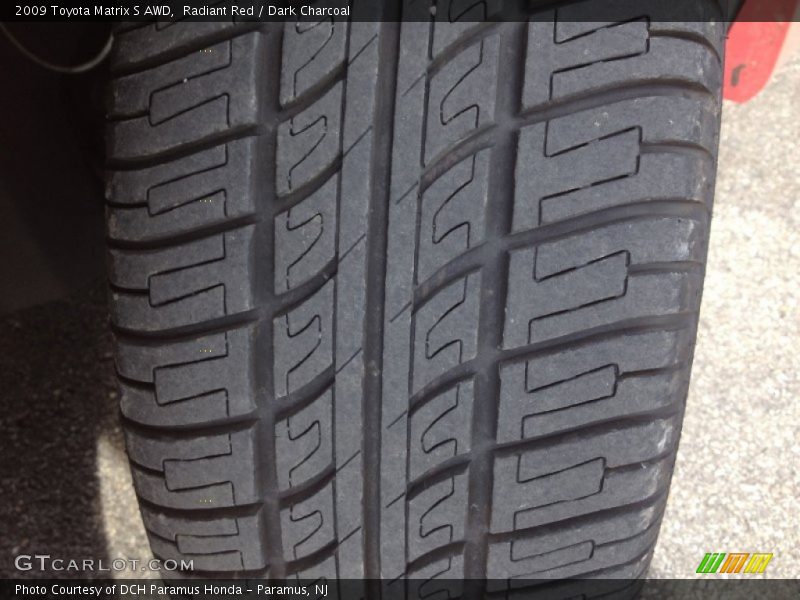 Radiant Red / Dark Charcoal 2009 Toyota Matrix S AWD