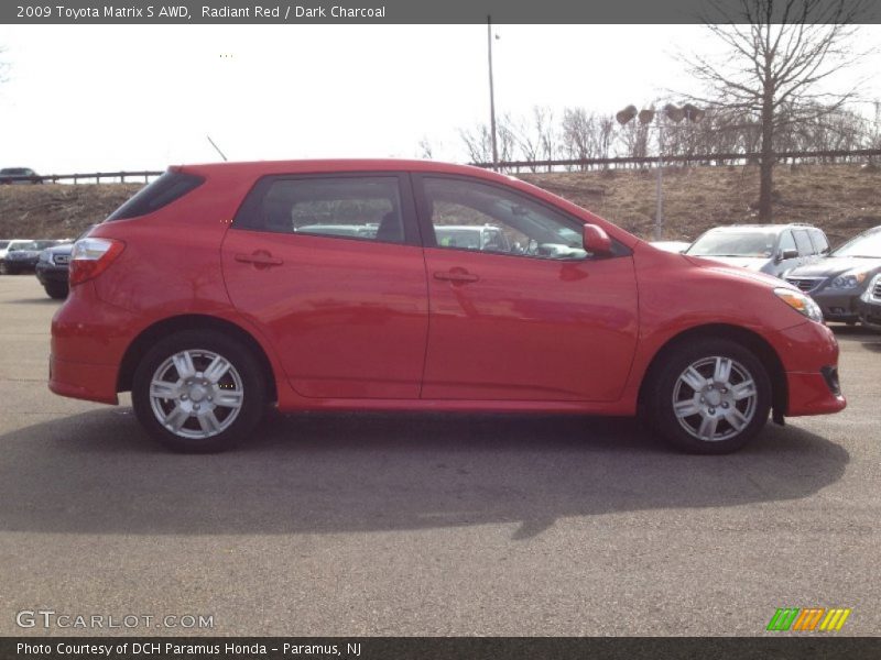 Radiant Red / Dark Charcoal 2009 Toyota Matrix S AWD