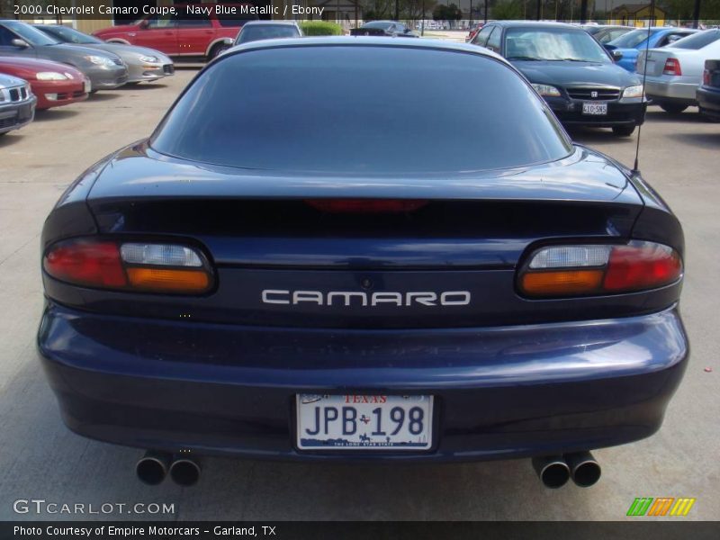Navy Blue Metallic / Ebony 2000 Chevrolet Camaro Coupe