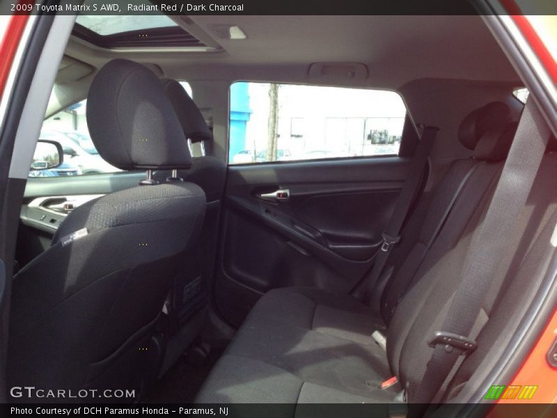 Radiant Red / Dark Charcoal 2009 Toyota Matrix S AWD