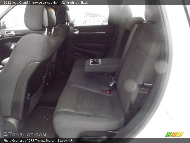 Stone White / Black 2012 Jeep Grand Cherokee Laredo 4x4
