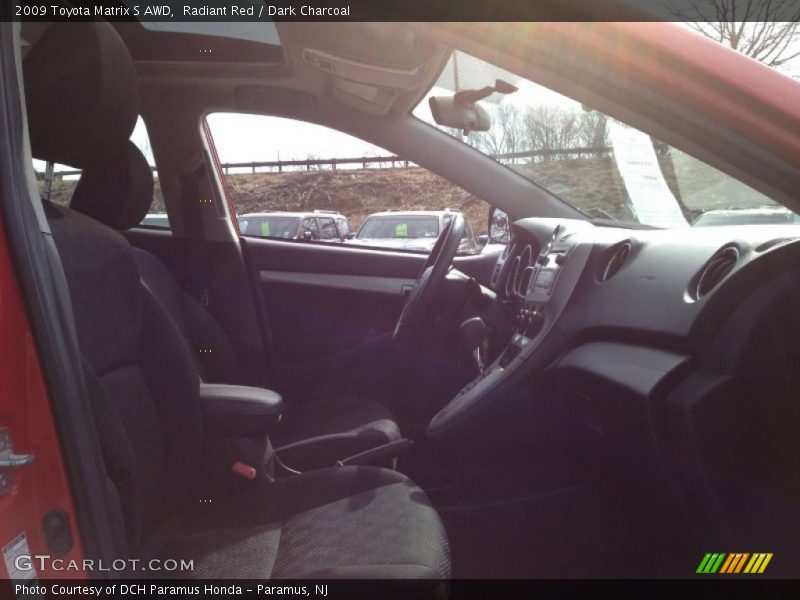 Radiant Red / Dark Charcoal 2009 Toyota Matrix S AWD