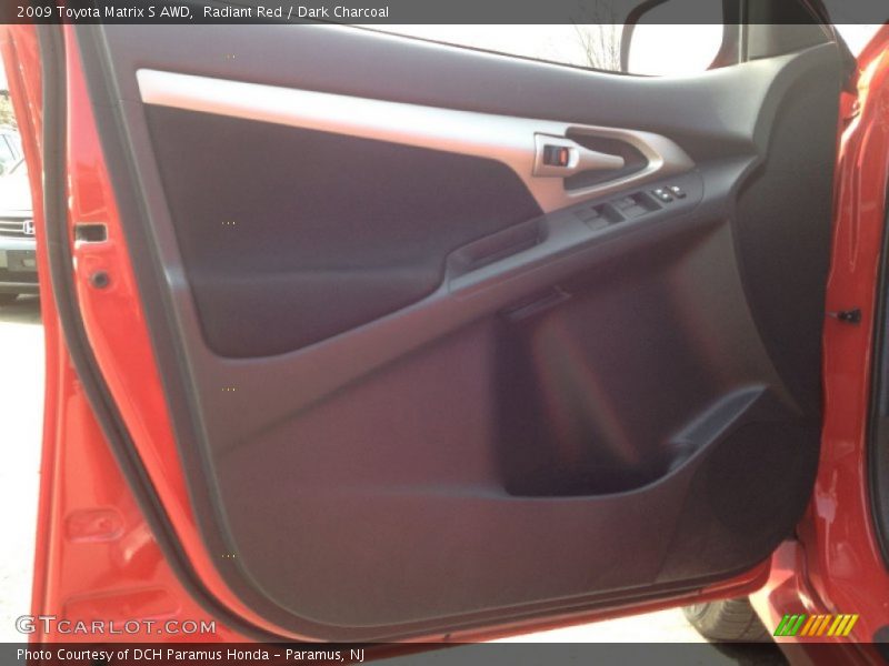 Radiant Red / Dark Charcoal 2009 Toyota Matrix S AWD