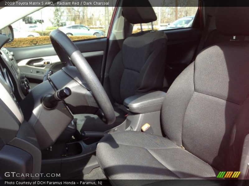 Radiant Red / Dark Charcoal 2009 Toyota Matrix S AWD