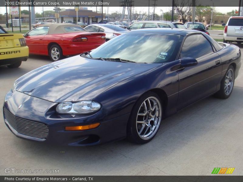 Navy Blue Metallic / Ebony 2000 Chevrolet Camaro Coupe