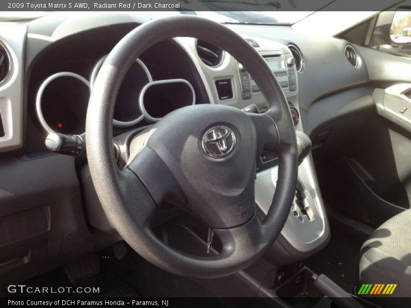 Radiant Red / Dark Charcoal 2009 Toyota Matrix S AWD