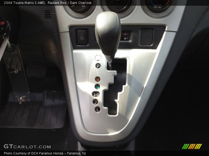 Radiant Red / Dark Charcoal 2009 Toyota Matrix S AWD