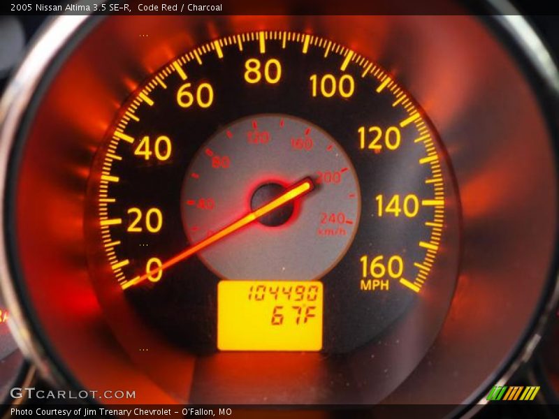 Code Red / Charcoal 2005 Nissan Altima 3.5 SE-R