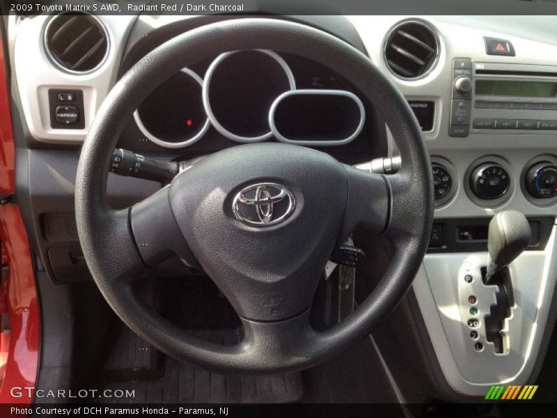 Radiant Red / Dark Charcoal 2009 Toyota Matrix S AWD