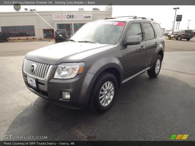 Sterling Grey Metallic / Black 2011 Mercury Mariner Premier V6