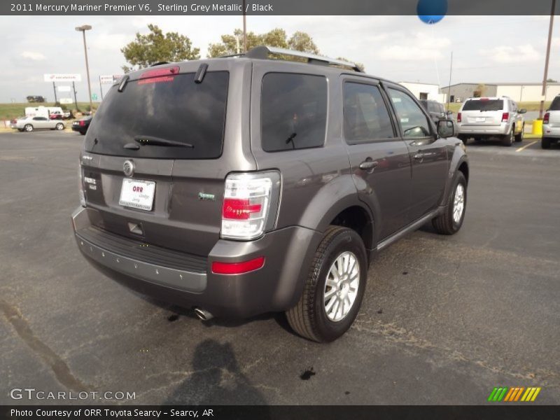 Sterling Grey Metallic / Black 2011 Mercury Mariner Premier V6